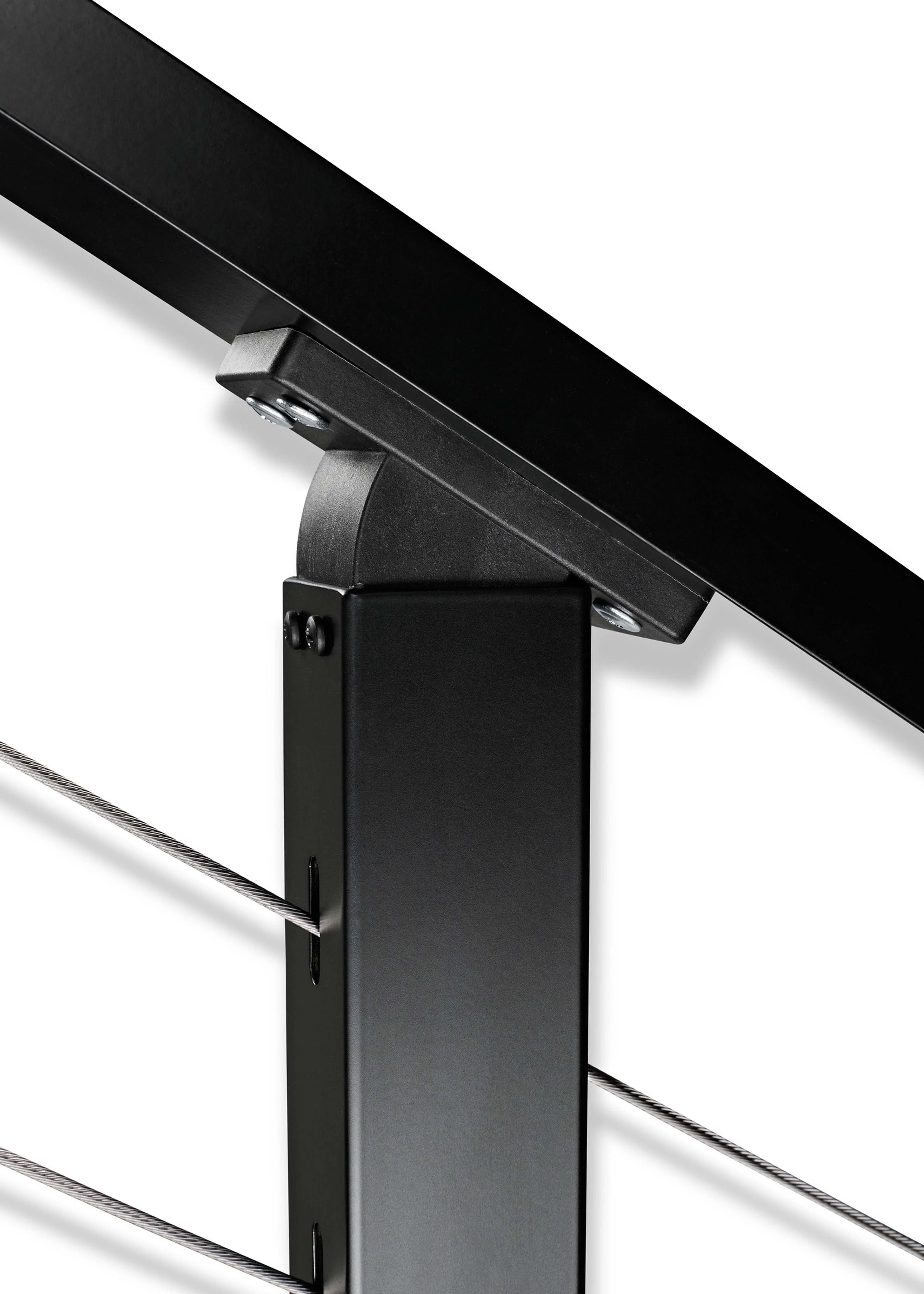 10 ft. Black Stair Cable Railing 36 in. Base Mount , Stainless - Image 7