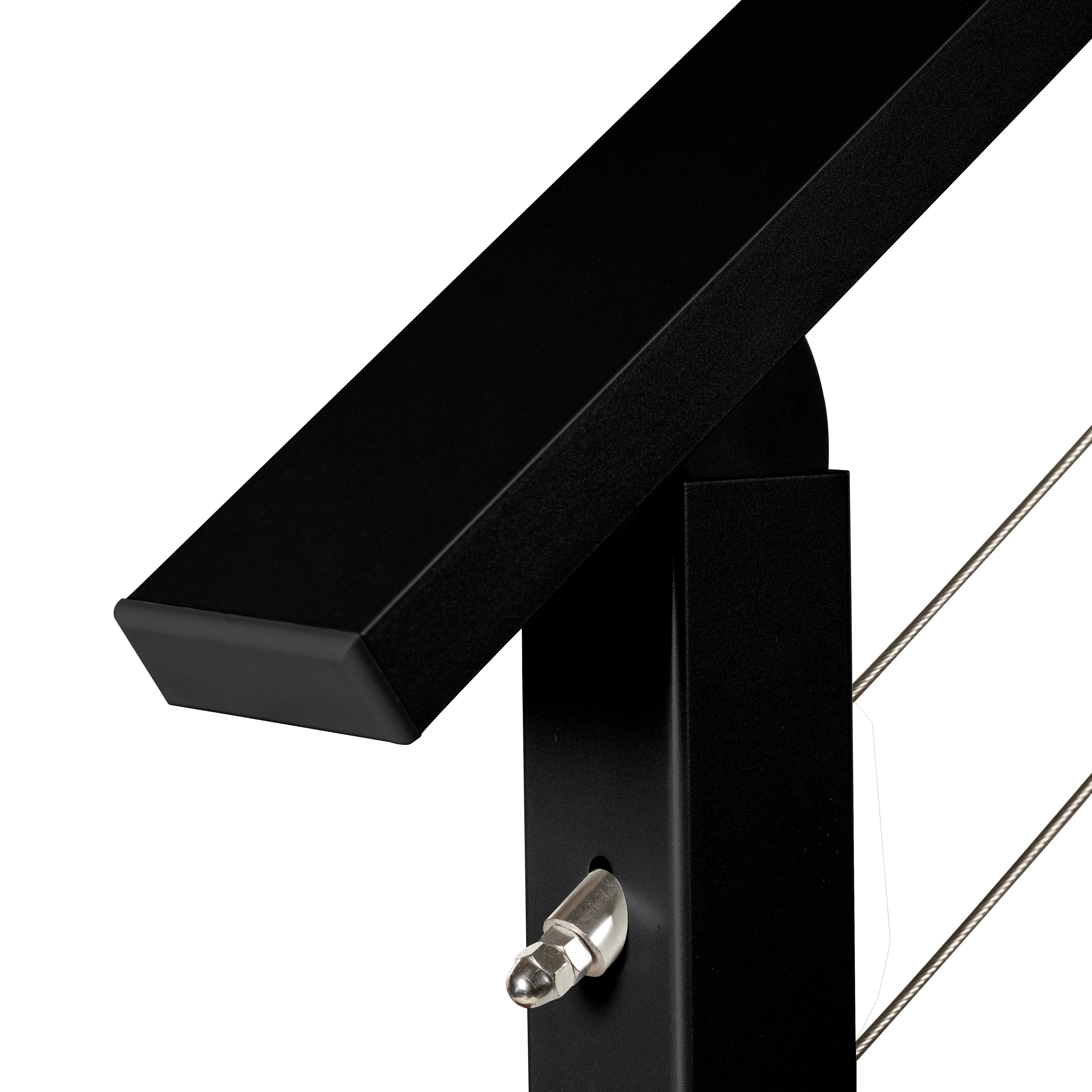 10 ft. Stair Cable Railing, 36 in. Face Mount, Black , Stainless - Image 5