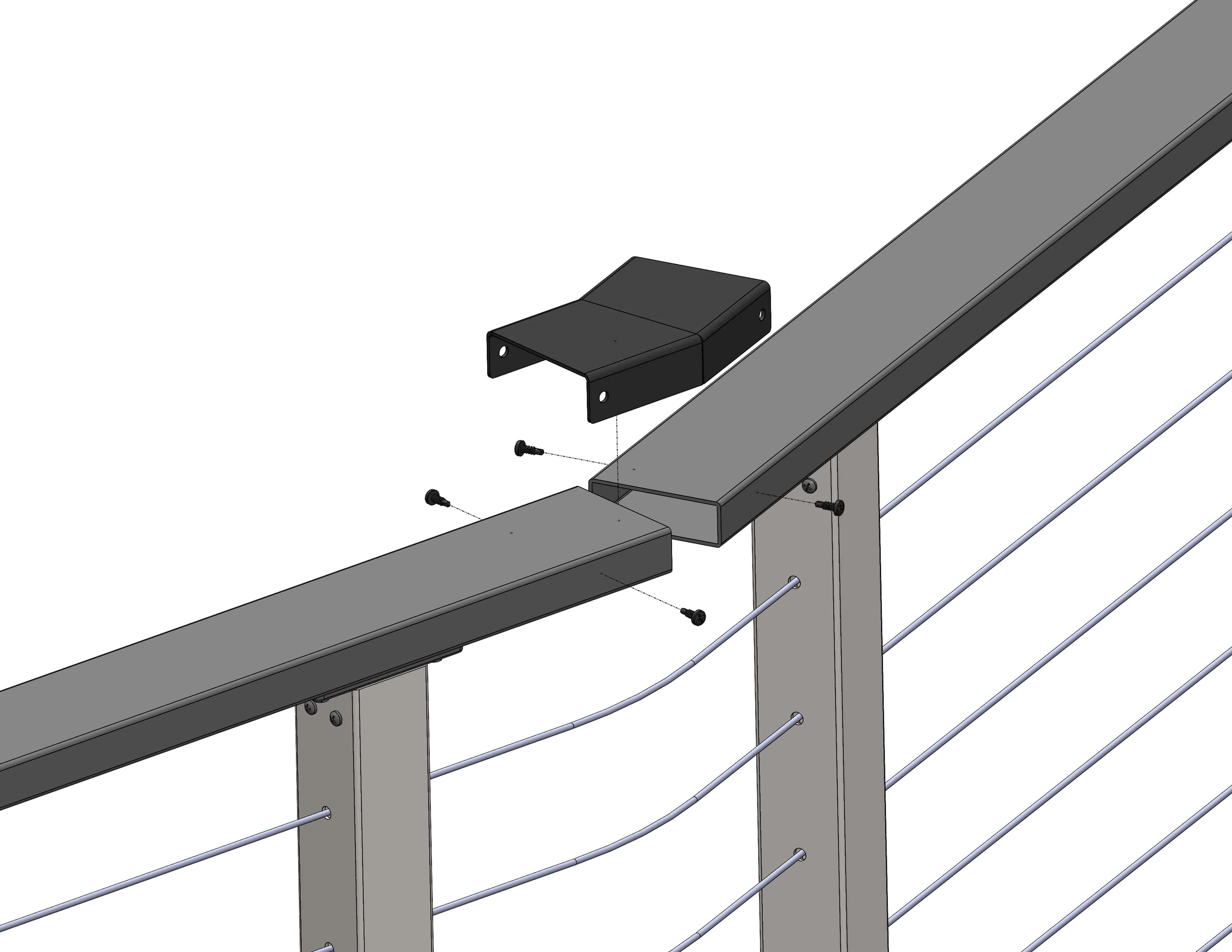 1"X3", 22.5 Degree Sleeve , White - Image 3