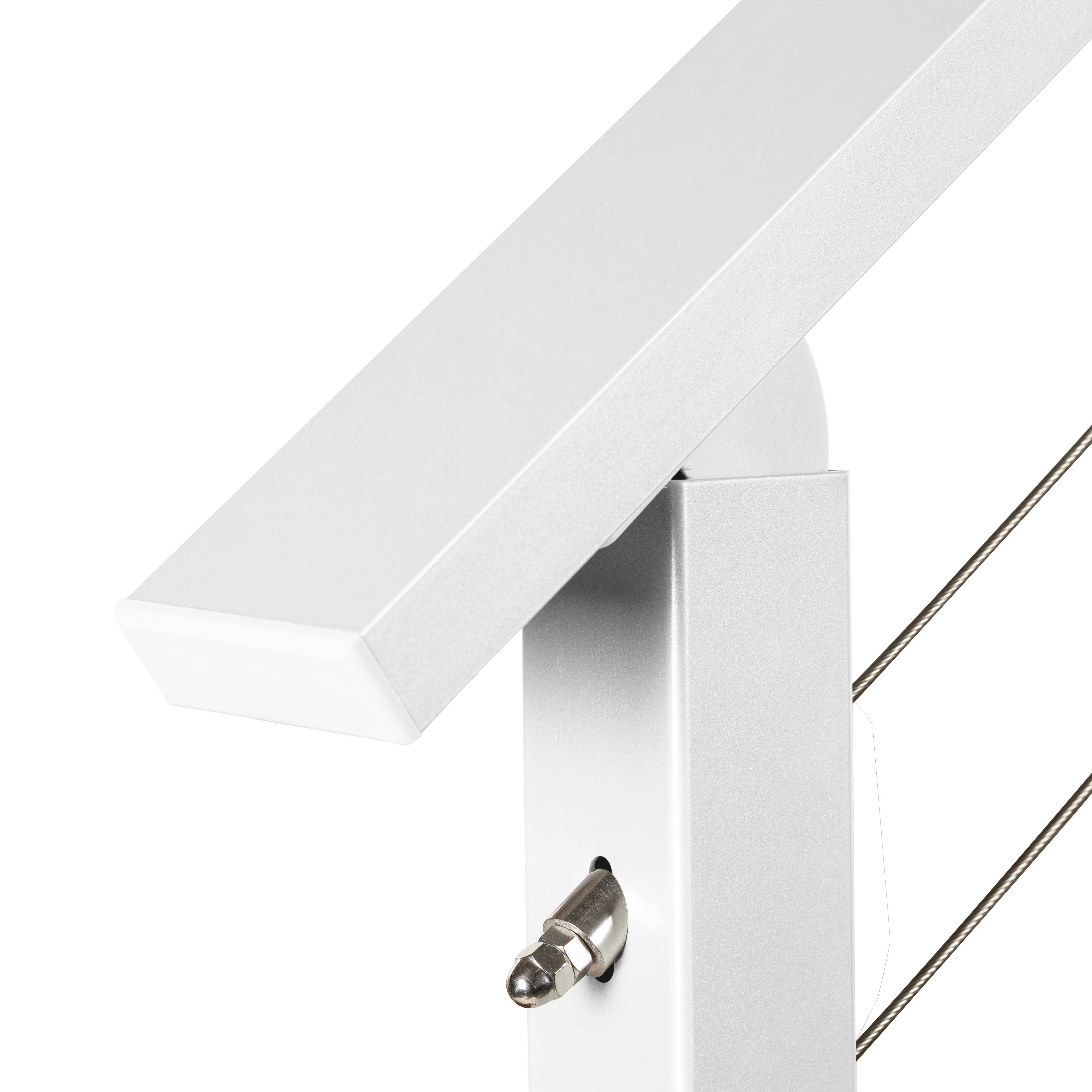 29 ft. Stair Cable Railing, 36 in. Face Mount, White , Stainless - Image 5