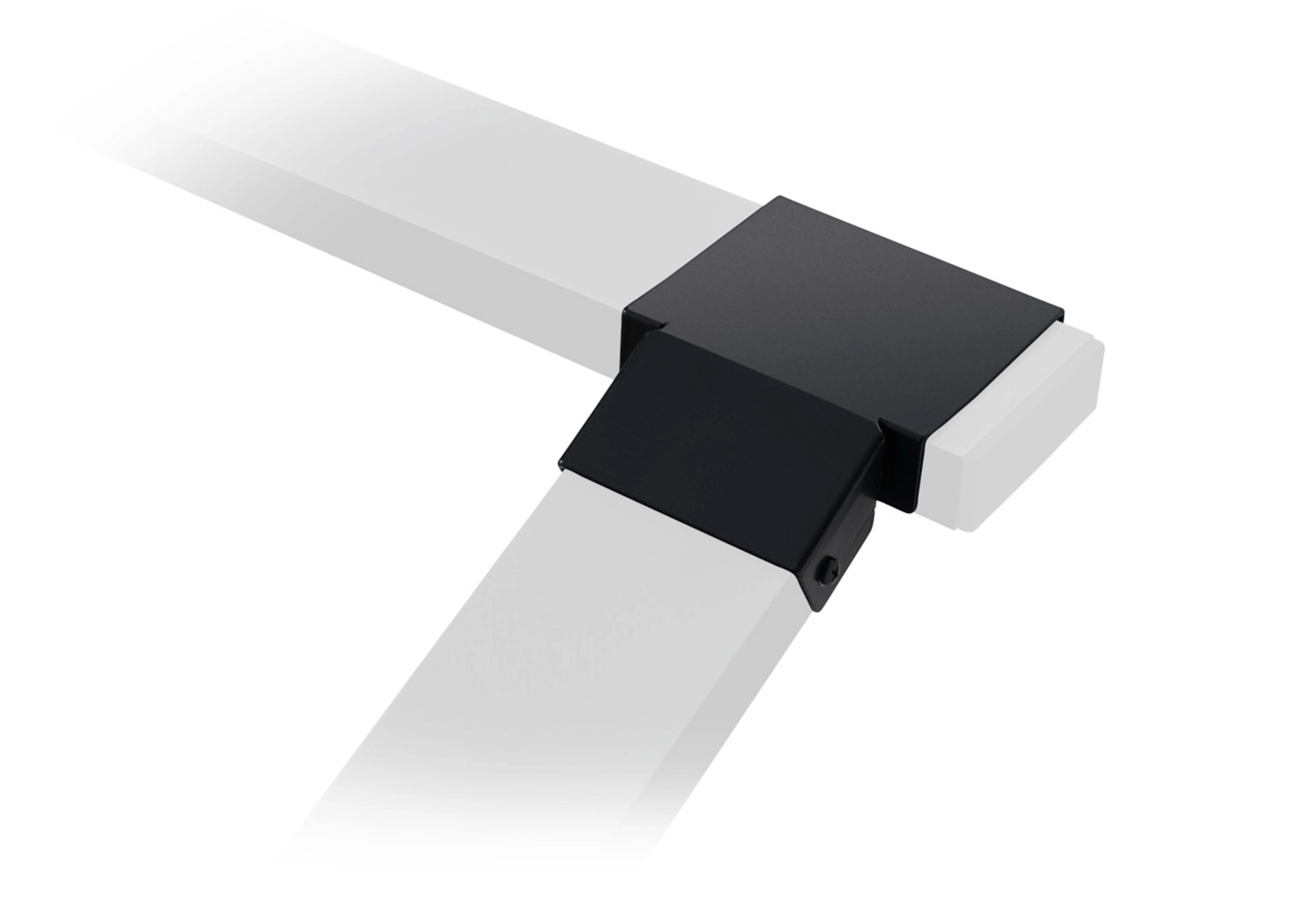 36", Base Mount, Transition, Stainless Post, Black - Image 4