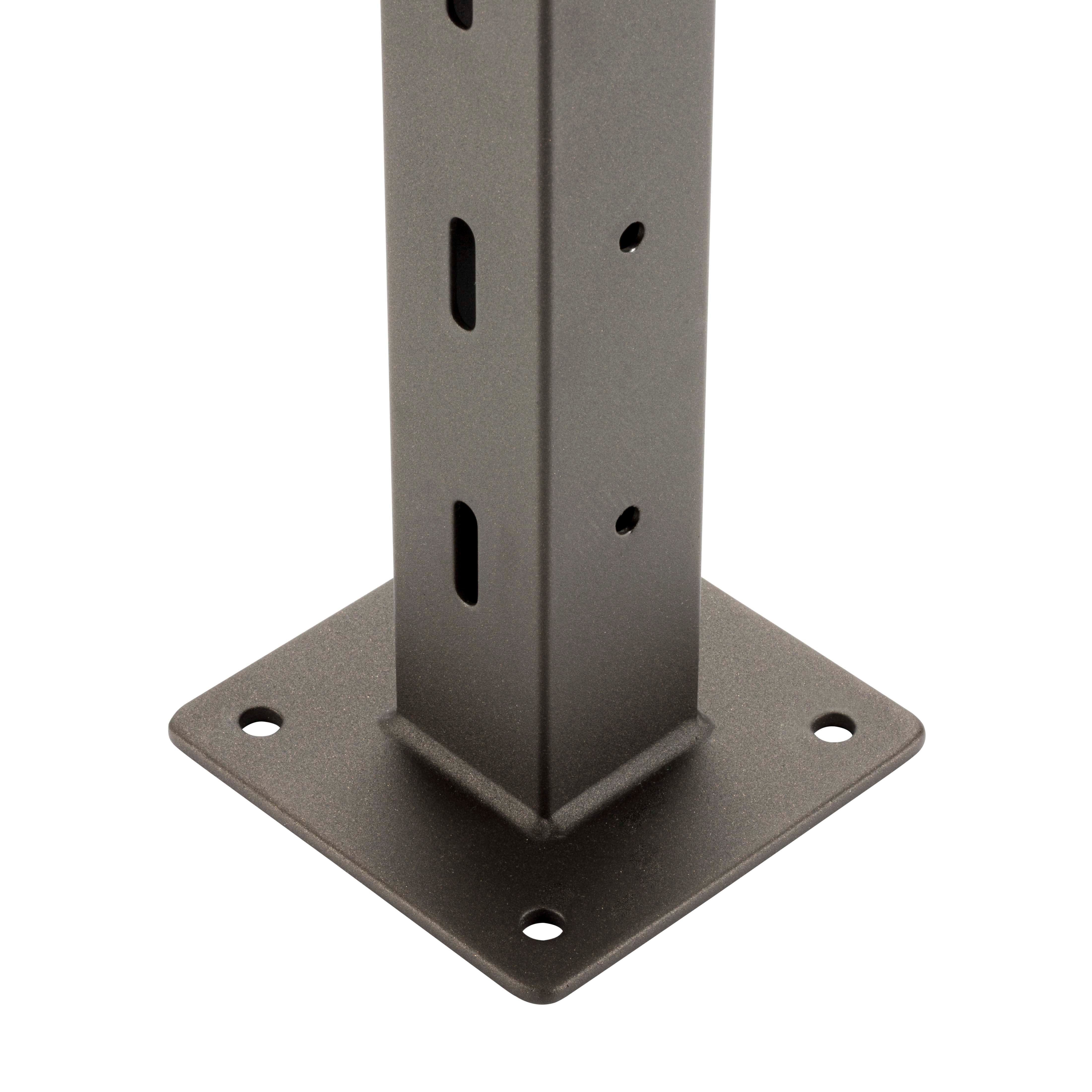 42", Base Mount, Transition, Stainless Post, Bronze - Image 3