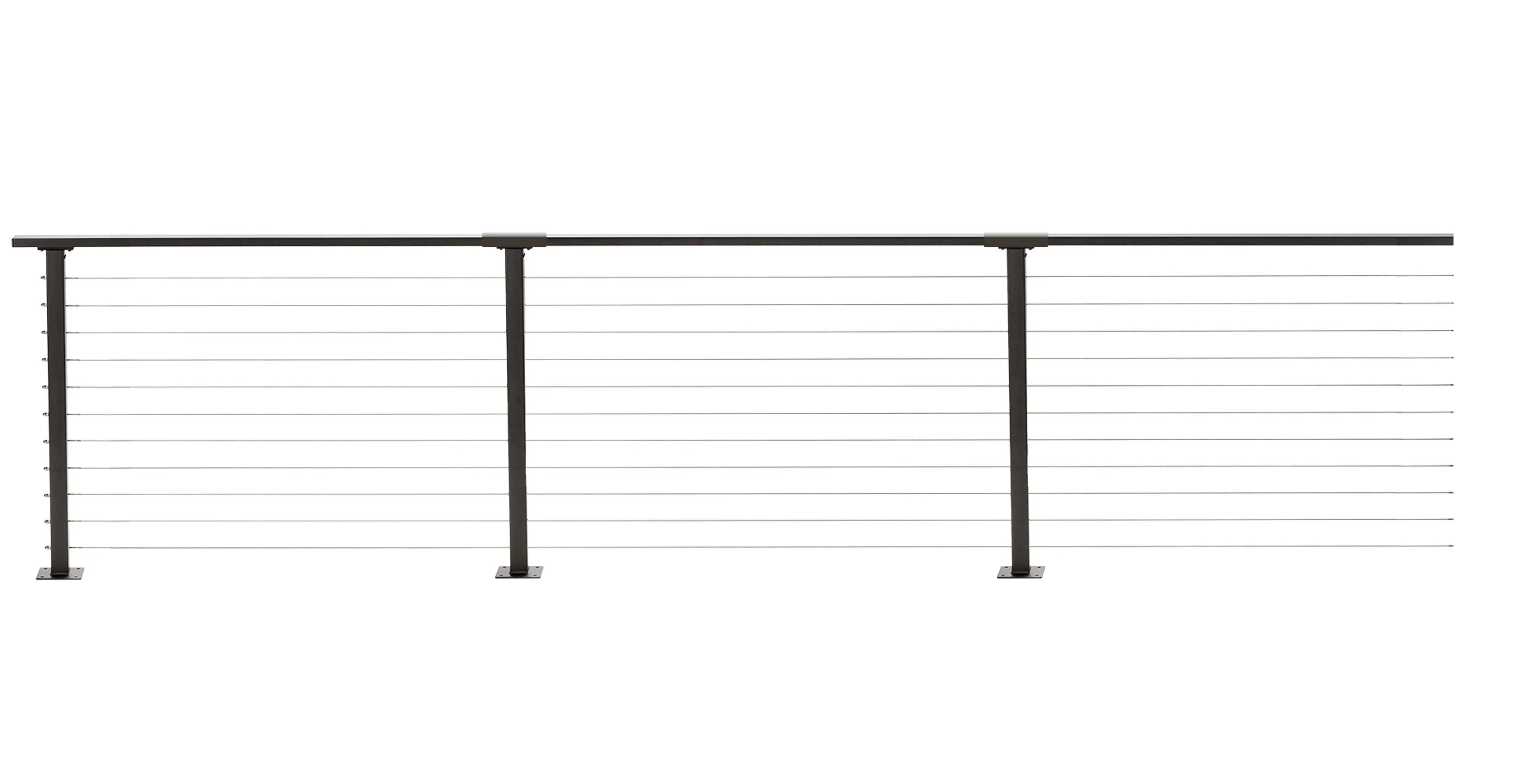 54 ft. Deck Cable Railing, 36 in. Base Mount, Bronze