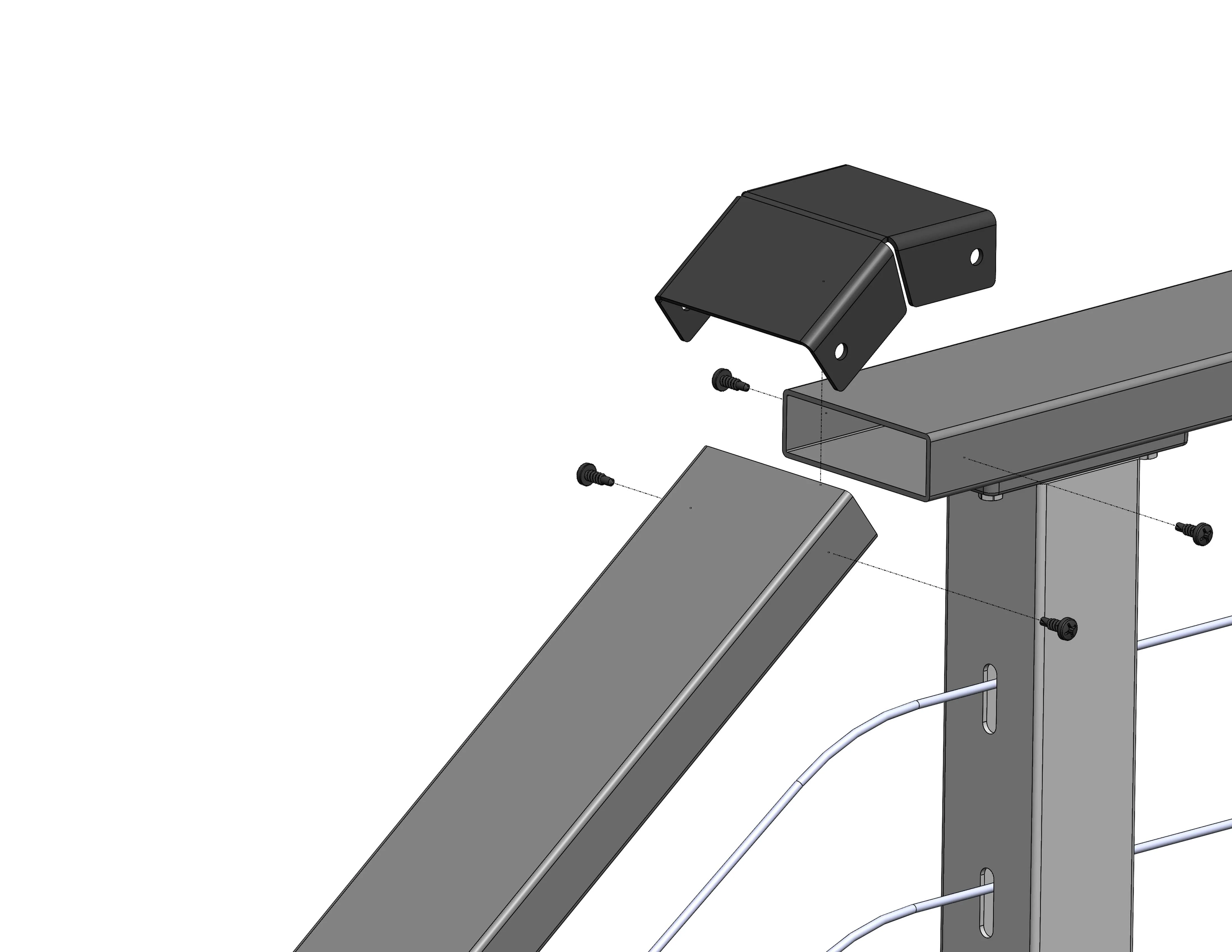 Horizontal to Stair Upper Sleeve, Grey - Image 4